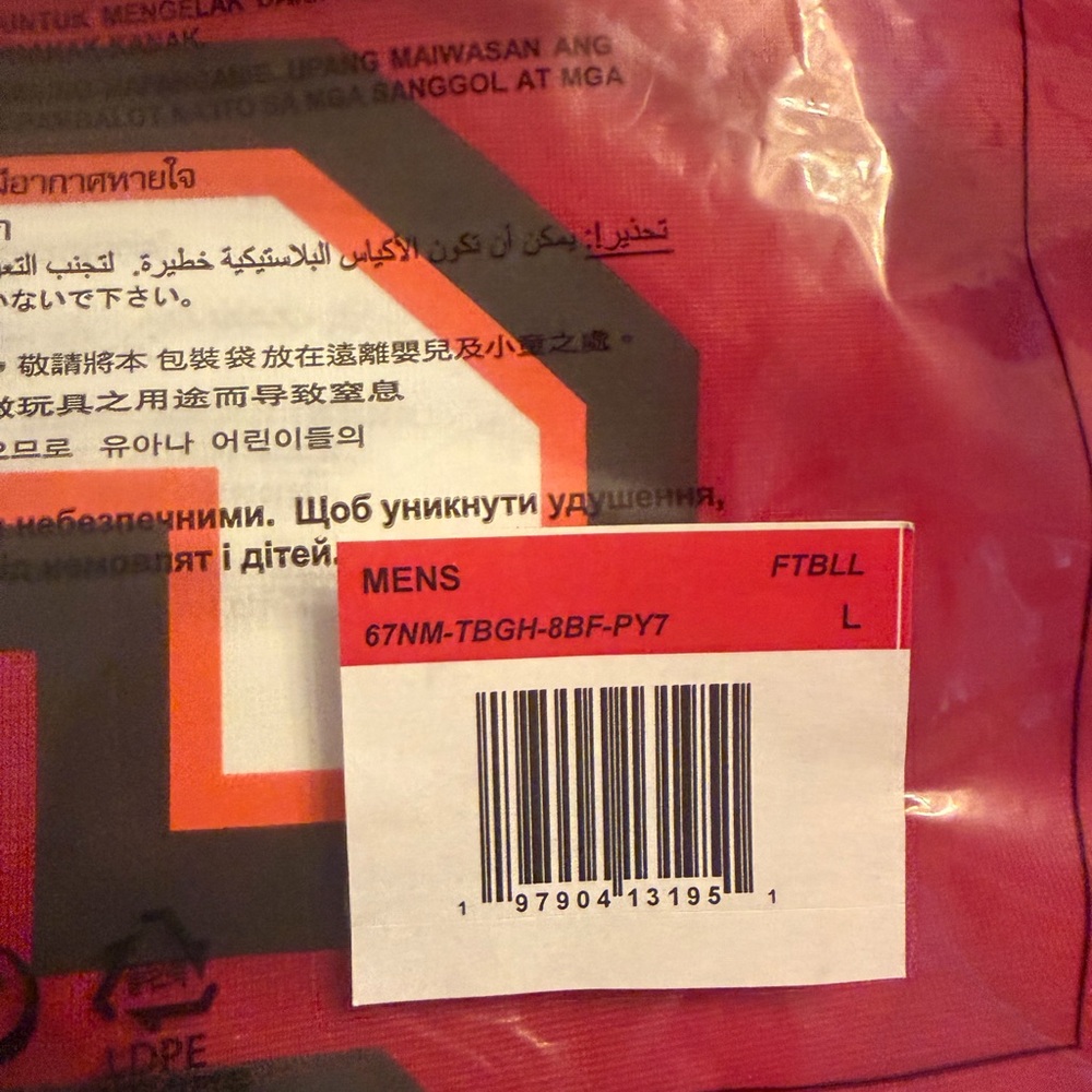 NWT in bag - Nike NFL Buccaneers #6 Mayfield Football Jersey - Picture 8 of 8